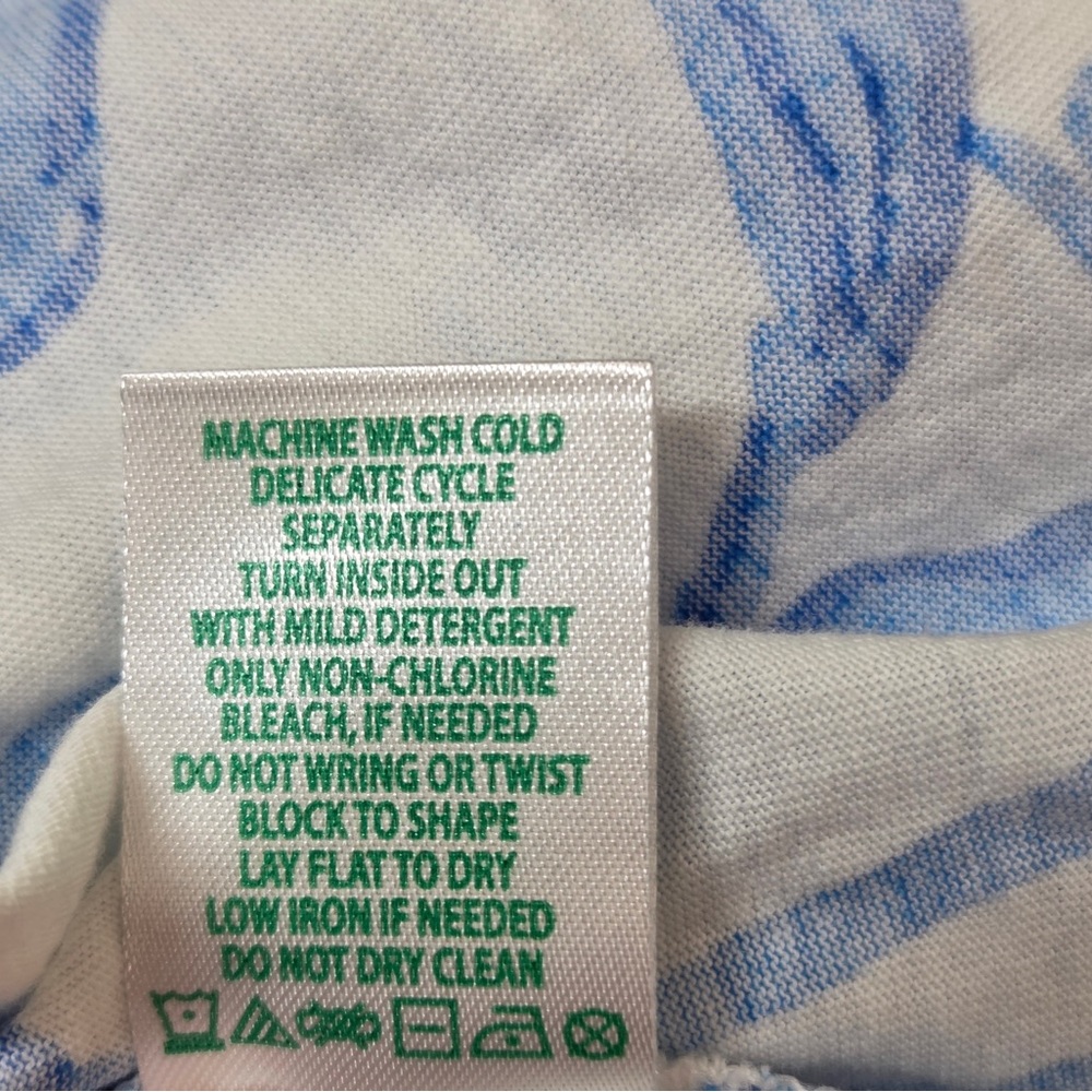 LILLY PULITZER Eliza Dress Resort White Glisten In The Sun Women’s Large 6305 - Picture 8 of 9